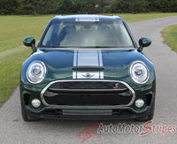 2016 2017 2018 2019 Mini Cooper Clubman S-Type Rally Hood Racing Stripes Vinyl Graphics 3M Decal Striping
