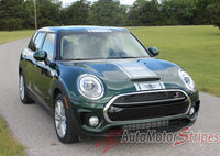 2016 2017 2018 Mini Cooper Clubman S-Type Rally Hood Racing Stripes Vinyl Graphics 3M Decal Striping
