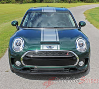 2016 2017 2018 Mini Cooper Clubman S-Type Rally Hood Racing Stripes Vinyl Graphics 3M Decal Striping