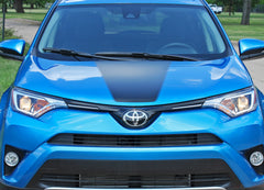 2016-2019 Toyota RAV4 Hood Blackout Center Decal 3M Vinyl Graphics Stripe Kit