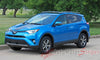 2016 2017 2018 2019 Toyota RAV4 Hood Blackout Center Decal 3M Vinyl Graphics Stripe Kit
