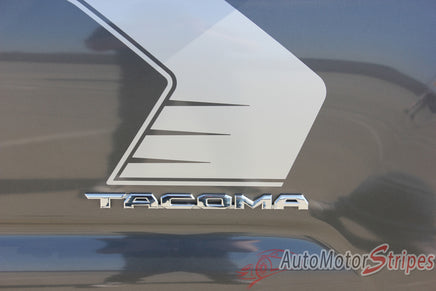 Toyota Tacoma Storm Upper Door Panel Accent Trim Decal 3M Vinyl Graphics Stripe Kit - Close Side View