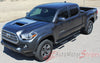 2015 Toyota Tacoma Sport Hood TRD Sport Pro Accent Trim Decal 3M Vinyl Graphics Stripe Kit - Side Hood View