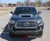 Toyota Tacoma Sport Hood TRD Sport Pro Accent Trim Decal 3M Vinyl Graphics Stripe Kit - Middle Hood View