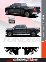 Toyota Tundra Decals BURST Side Bed and Upper Body Accent Stripes Striping Graphics Kit