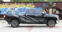 Toyota Tundra Vinyl Graphics FRENZY Side Body Decals and Stripes Striping Graphics Kit