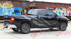 Toyota Tundra Vinyl Graphics FRENZY Side Body Decals and Stripes Striping Graphics Kit