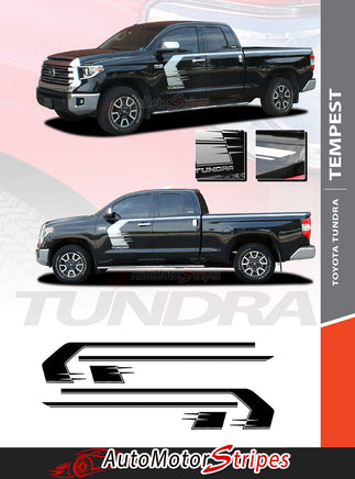 Toyota Tundra Stripes TEMPEST Side Door Upper Body Accent Stripe Striping Graphics Kit