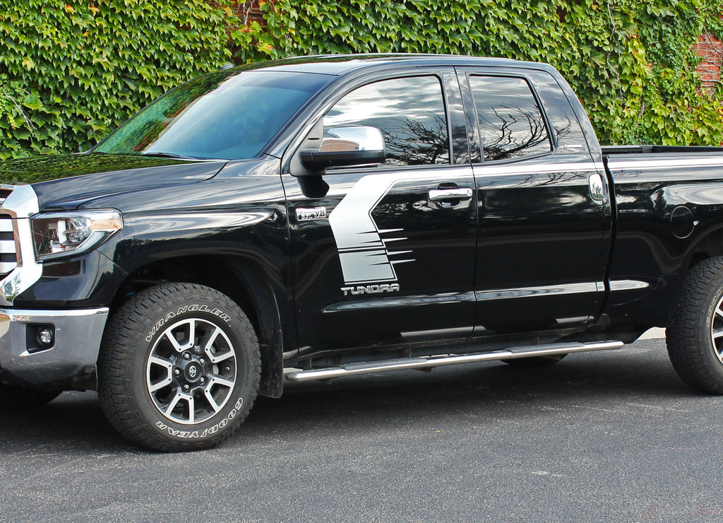 2014-2021 Toyota Tundra Stripes TEMPEST Side Door Upper Body Accent Stripe Striping Graphics Kit