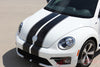 2012-2019 Volkswagen Beetle Rally Bumper to Bumper Racing Stripes 3M Vinyl Graphics Decals