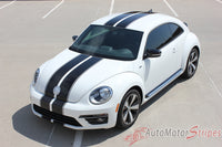 2012-2019 Volkswagen Beetle Rally Bumper to Bumper Racing Stripes 3M Vinyl Graphics Decals
