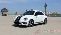 2012-2019 Volkswagen Beetle Rally Bumper to Bumper Racing Stripes 3M Vinyl Graphics Decals