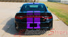 Detailed view of 2015-2023 Dodge Charger Widebody N-Charge Rally S-Pack R/T Scat Pack SRT 392 Hellcat Factory Quality Mopar Style Vinyl Racing Stripes 3M Graphic Kit